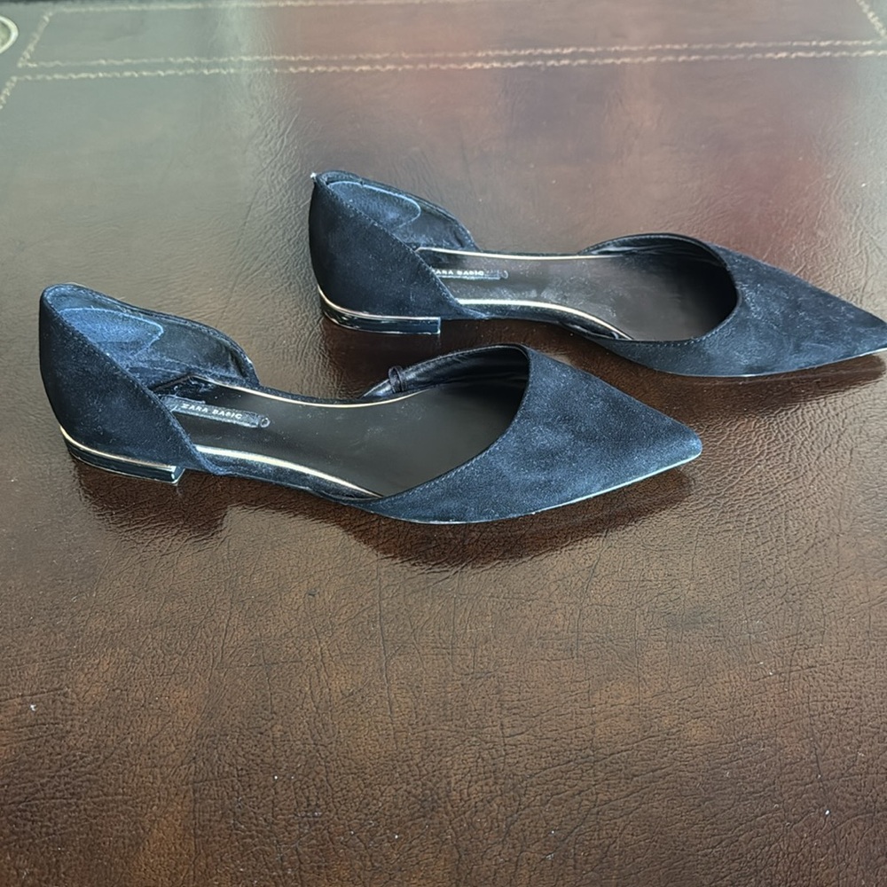 Zara Pointed Toe Flats - Picture 4 of 7